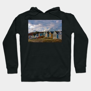 Beach Huts Hengistbury Head Dorset England Hoodie